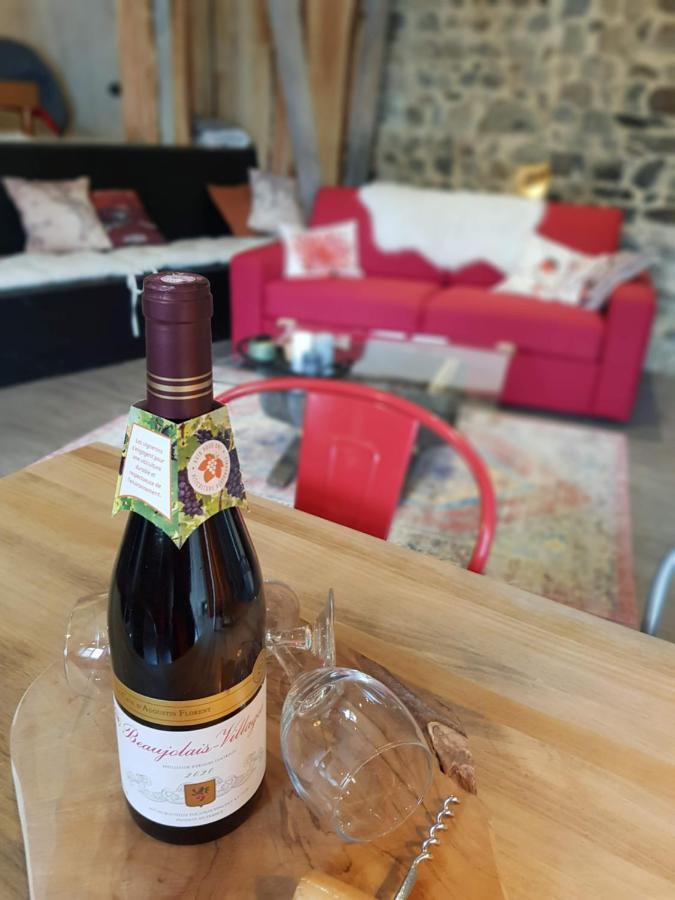 Вілла Ancien Cuvage Du Beaujolais - Studio Tout Confort Saint-Didier-sur-Beaujeu Екстер'єр фото