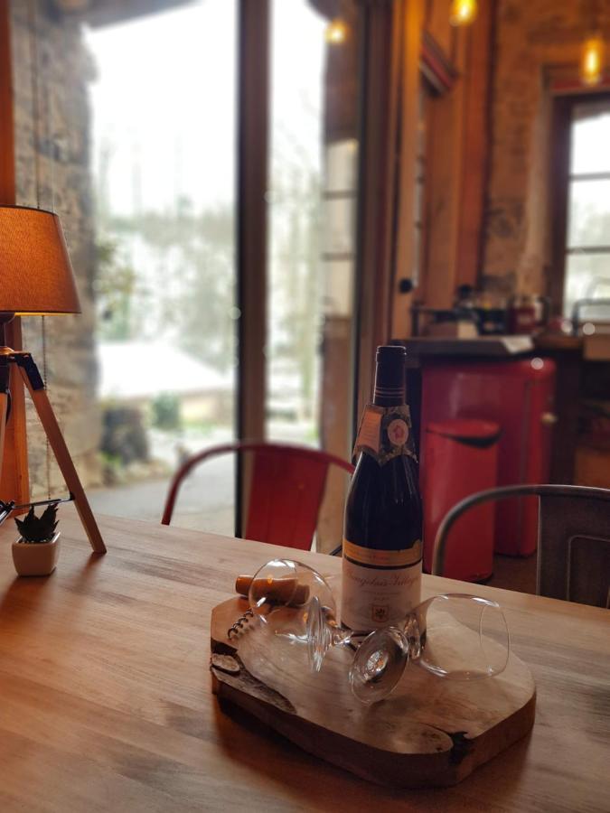Вілла Ancien Cuvage Du Beaujolais - Studio Tout Confort Saint-Didier-sur-Beaujeu Екстер'єр фото
